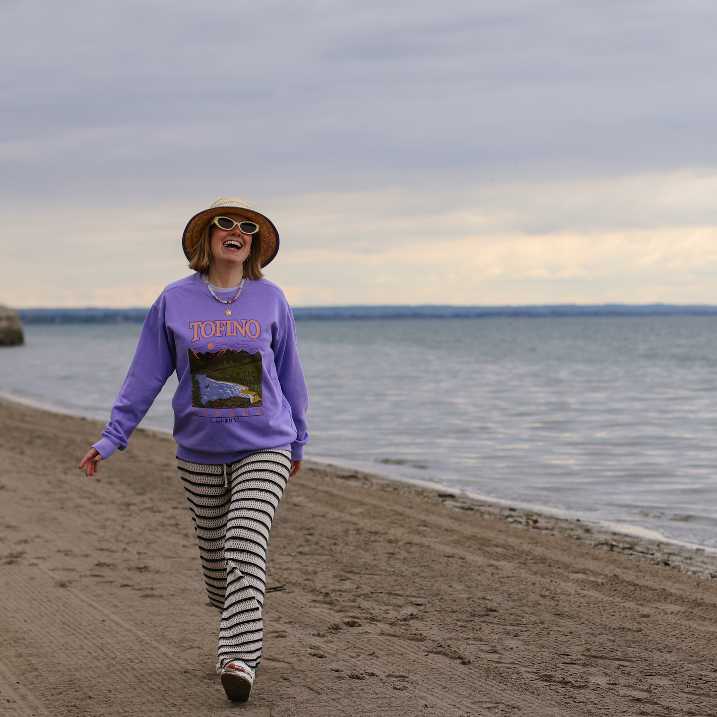 Perfectly Purple Tofino Sweatshirt
