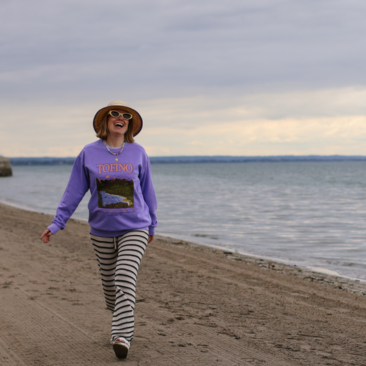 Perfectly Purple Tofino Sweatshirt