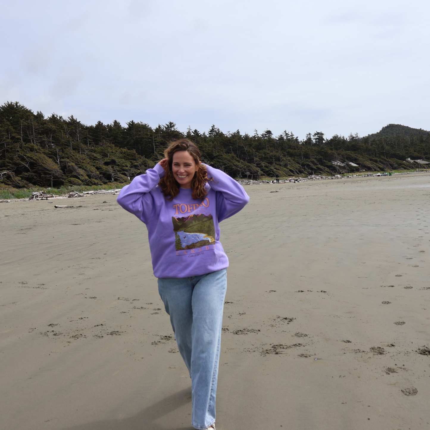 Perfectly Purple Tofino Sweatshirt