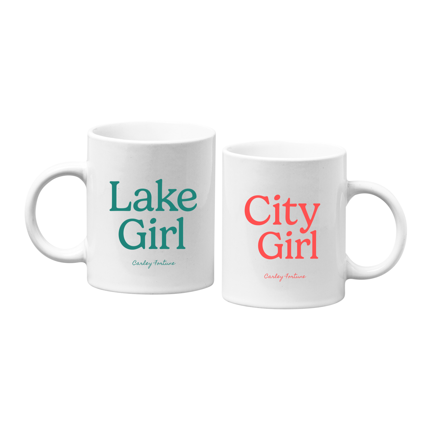 City Girl + Lake Girl Double Sided Mug