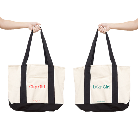 City Girl + Lake Girl Double Sided Tote