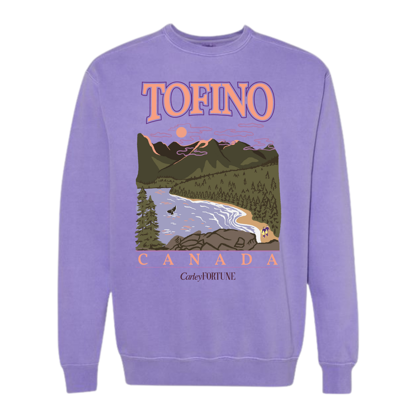 Perfectly Purple Tofino Sweatshirt