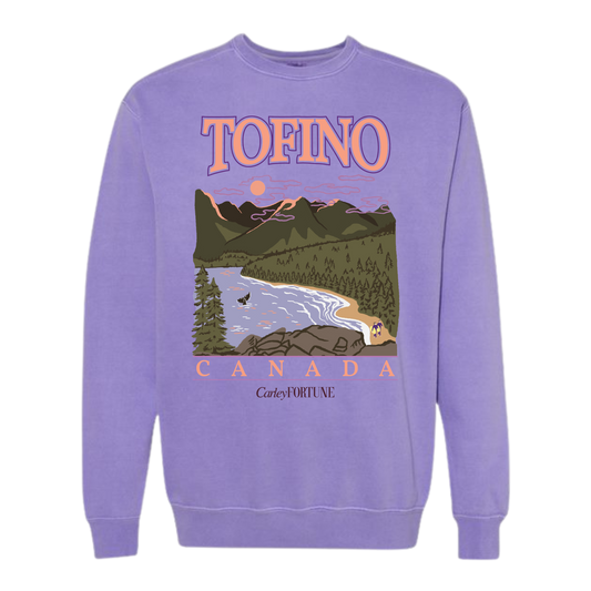 Perfectly Purple Tofino Sweatshirt